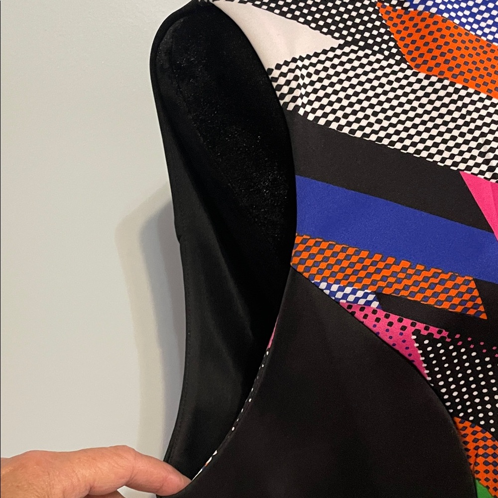 Calvin Klein Multicolor Geometric Pattern Dress - Picture 3 of 7